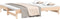 vidaXL - Slaapbank - uitschuifbaar - massief - grenenhout - 2x(90x200) - cm