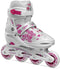 Roces Jokey 3.0 - Inline Skates - Verstelbaar 34-37 - Wit Roze