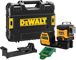 DeWalt DCE089NG18 12 / 18V Li-ion accu zelfnivellerende 3x 360 graden kruislijnlaser in koffer - 3 lijnen - 35m - Groen