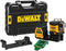 DeWalt DCE089NG18 12 / 18V Li-ion accu zelfnivellerende 3x 360 graden kruislijnlaser in koffer - 3 lijnen - 35m - Groen