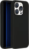 Accezz Liquid Silicone Backcover - MagSafe - Schokabsorberend - Zwart (iPhone 15 Pro)