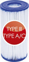 Bestway 58012 - Filterpatroon Type III - Eenvoudig schoon te maken
