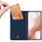 Dux Ducis Skin Pro Hoesje Geschikt voor Samsung Galaxy S23 Plus Portemonnee Blauw