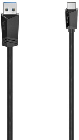 Hama 00205143 - USB A naar USB type-C Kabel - 150 cm - Zwart
