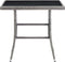 vidaXL - Tuintafel - 80x80x74 - cm - poly - rattan - antraciet