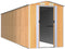 vidaXL - Tuinschuur - 192x689x223 - cm - gegalvaniseerd - staal - lichtbruin