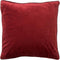 Dutch Decor FINN - Kussenhoes 60x60 cm - velvet - effen kleur - Merlot - rood - met rits