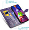 iMoshion Hoesje Geschikt voor Samsung Galaxy M51 Hoesje Met Pasjeshouder - iMoshion Mandala Bookcase - Paars