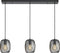 GAMMA Nikki - Hanglamp - 3 lichtpunten - Zwart Ø13,5 cm