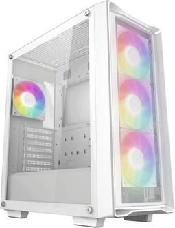 DeepCool CC560 Mesh v2 - Tower Behuizing - ATX Micro-ATX Mini-ITX - Gehard Glas Mesh - Wit