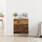 vidaXL - Dressoir - met - Lades - Oude - Hout - 60x35x70 - cm - Geëngineerd - Hout