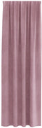 vidaXL - Zwarte - Gordijnen - met - Bovenband - 2 - stuks - Donkerroze - Velours