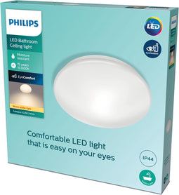 Philips Canopus - Badkamer plafondlamp - LED - Ø39 cm - Chroom