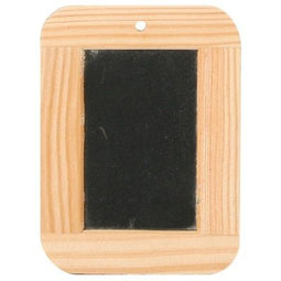 Klika - Krijtbordje met houten rand 9x12 cm - 30 stuks