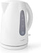 Nedis Waterkoker - 1.7 l - Kunststof - Wit - 360 graden draaibaar - Verborgen verwarmingselement - Strix-controller - Droogkookbeveiliging