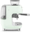 Smeg EGF03PGEU - Espressomachine met bonenmaler - 19 bar druk - Watergroen