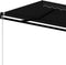 vidaXL - Luifel - handmatig - uittrekbaar - 500x350 - cm - antracietkleurig