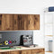 vidaXL - Garage - wandkasten - 2 - st - bewerkt - hout - oud - hout