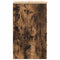 vidaXL - Garagekast - 30x51x85 - cm - massief - grenenhout - gerookt - eiken