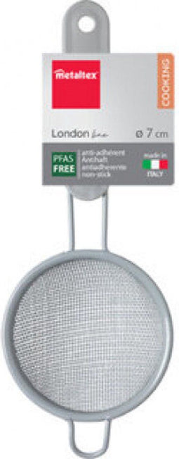 Metaltex london line theezeef 7cm niet-
