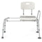 Coast Badkuipoverzetbank - Extra Breed Zitvlak 42 x 36 cm - Hoogteverstelbaar 49-59 cm - Wit