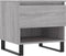 vidaXL - Salontafel - 50x46x50 - cm - bewerkt - hout - grijs - sonoma - eikenkleurig