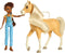 Mattel Spirit Pru & Chica Linda - Pop en Paard - 7 beweegbare gewrichten - 17,78 cm en 20,32 cm (1 stuk)