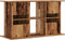 vidaXL - Aquariumstandaard - 101x41x58 - cm - bewerkt - hout - oud - houtkleurig