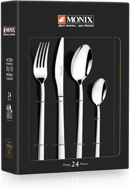 Bestek Monix M190974 Grijs Metaal Roestvrij staal 18/10