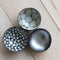 Noya - Coconut Bowl - Kokosnoot - Schaal Kom - Zilver Zwart Mother of Pearl