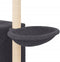 vidaXL - Kattenmeubel - met - sisal - krabpalen - 145 - cm - donkergrijs