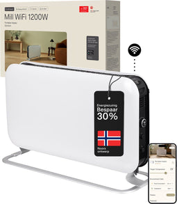 Mill CO1200WIFI3 - WiFi convectorkachel - 1200 Watt - 18m2 - Wit