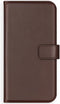 Selencia Hoesje Geschikt voor Samsung Galaxy S5 Plus / S5 Neo / S5 Hoesje Met Pasjeshouder - Selencia Echt Lederen Bookcase - Bruin