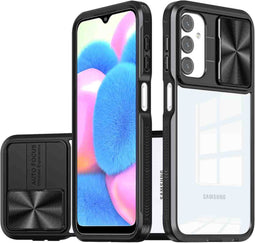 iMoshion Hoesje Geschikt voor Samsung Galaxy A25 Hoesje - iMoshion Camslider Backcover - Zwart
