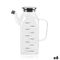 Flesje La Mediterránea Transparant Zilverkleurig Metaal Borosilicaatglas 1 L (6 Stuks)