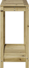 vidaXL - Oppottafel - met - schap - 108x35x75 - cm - geïmpregneerd - grenenhout