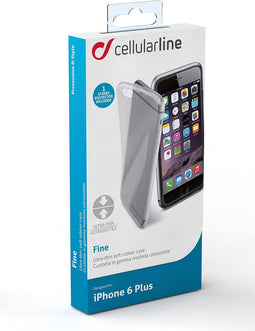 Cellular Line iPhone 6 Plus - Hoesje - Fine Soft - Transparant