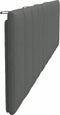 vidaXL - Hoofdbordkussen - 200 - cm - stof - donkergrijs