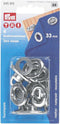 Prym Draaisluitingen - Tourniquets - Herhaaldelijk te bevestigen - Zilver (4 stuks)