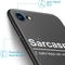iMoshion Hoesje Geschikt voor iPhone SE (2022) / SE (2020) / 8 / 7 Hoesje Siliconen - iMoshion Design hoesje - Zwart / Sarcasm