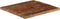 vidaXL - Tafelblad - vierkant - 70x70x3,8 - cm - massief - gerecycled - hout