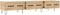 vidaXL - Tv-meubel - 150x36x30 - cm - bewerkt - hout - sonoma - eikenkleurig