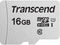 Transcend microSDHC 300S - 16GB - Hoge lees-/schrijfsnelheid