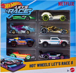 Hot Wheels - Let's Race - 5-delige voertuigenset - Voertuigen op schaal 1/64 (set van 5)
