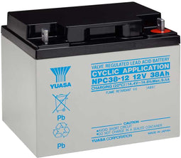 Yuasa NPC38-12 12V 38Ah diepe cyclus met M5 schroefaansluiting