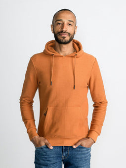 Petrol Industries - Heren Effen Hoodie Gooding - Bruin - Maat XL
