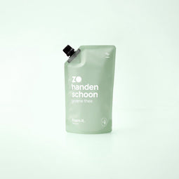 ZO Handen Schoon Navulzak Handzeep Groene Thee 5 navullingen