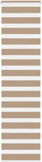 vidaXL - Zebra - Blind - 55x200 - cm - stofbreedte - 50,9 - cm - polyester - zandbruin