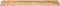 vidaXL - Tafelblad - rechthoekig - 110x40x3,8 - cm - massief - mangohout