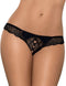 Obsessive - Miamor Kruisloze String Zwart L/XL